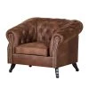 Ars manufacti Fauteuil Benavente - Aspect vieux cuir marron 2 Ars manufacti Fauteuil Benavente - Aspect vieux cuir marron -Meubles de salon Soldes sessel benavente antiklederlook braun 406467