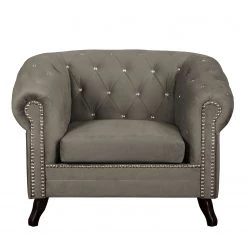 Jack & Alice Fauteuil Benavente I - Gris minéral -Meubles de salon Soldes sessel benavente i microfaser steingrau 4653232