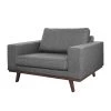 Mørteens Fauteuil Billund - Gris -Meubles de salon Soldes sessel billund strukturstoff grau 495722