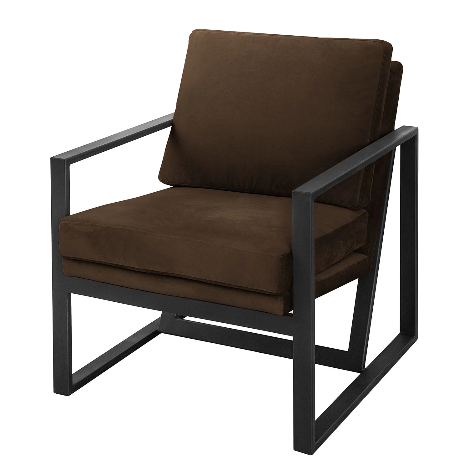 Ars manufacti Fauteuil Brock II - Marron 3 Ars manufacti Fauteuil Brock II - Marron