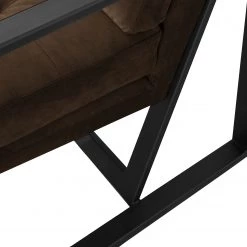 Ars manufacti Fauteuil Brock II - Marron 12 Ars manufacti Fauteuil Brock II - Marron -Meubles de salon Soldes sessel brock ii samt braun 4988804