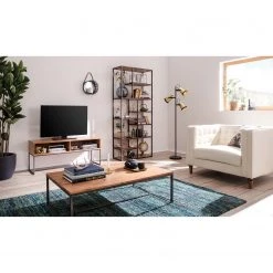 Ars manufacti Étagère Woodson III - Acacia Marron clair -Meubles de salon Soldes sessel buckingham echtleder echtleder gad creme 4845280