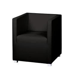 Mooved Fauteuil Carmen - Imitation cuir - Noir