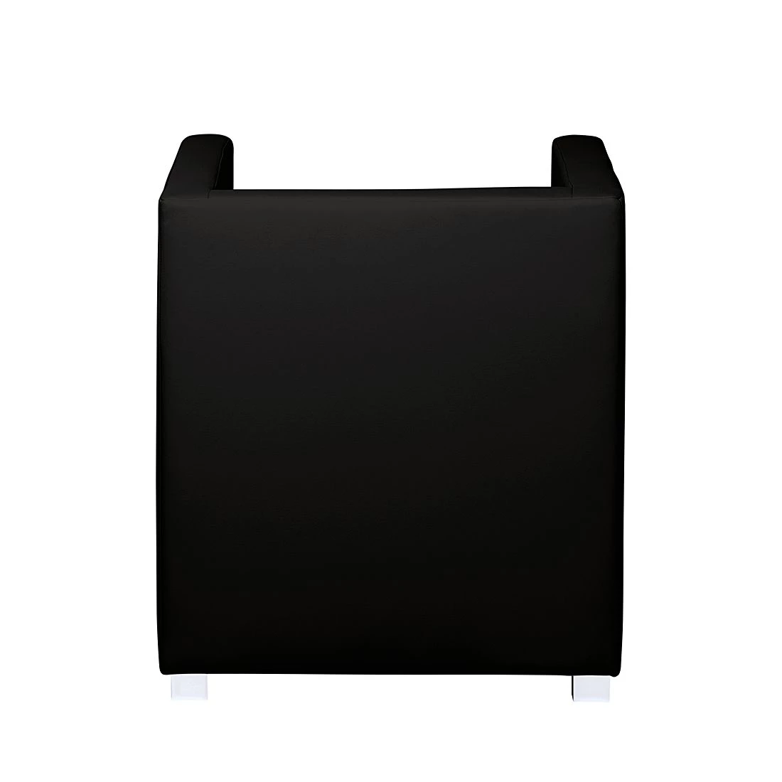 Mooved Fauteuil Carmen - Imitation cuir - Noir 5 Mooved Fauteuil Carmen - Imitation cuir - Noir – Image 3