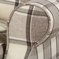 Maison Belfort Fauteuil à oreilles Colmar XL - Marron / Beige 15 Maison Belfort Fauteuil à oreilles Colmar XL - Marron / Beige -Meubles de salon Soldes sessel corteen webstoff braun beige 4283704