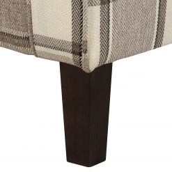 Maison Belfort Fauteuil à oreilles Colmar XL - Marron / Beige 18 Maison Belfort Fauteuil à oreilles Colmar XL - Marron / Beige -Meubles de salon Soldes sessel corteen webstoff braun beige 4283716