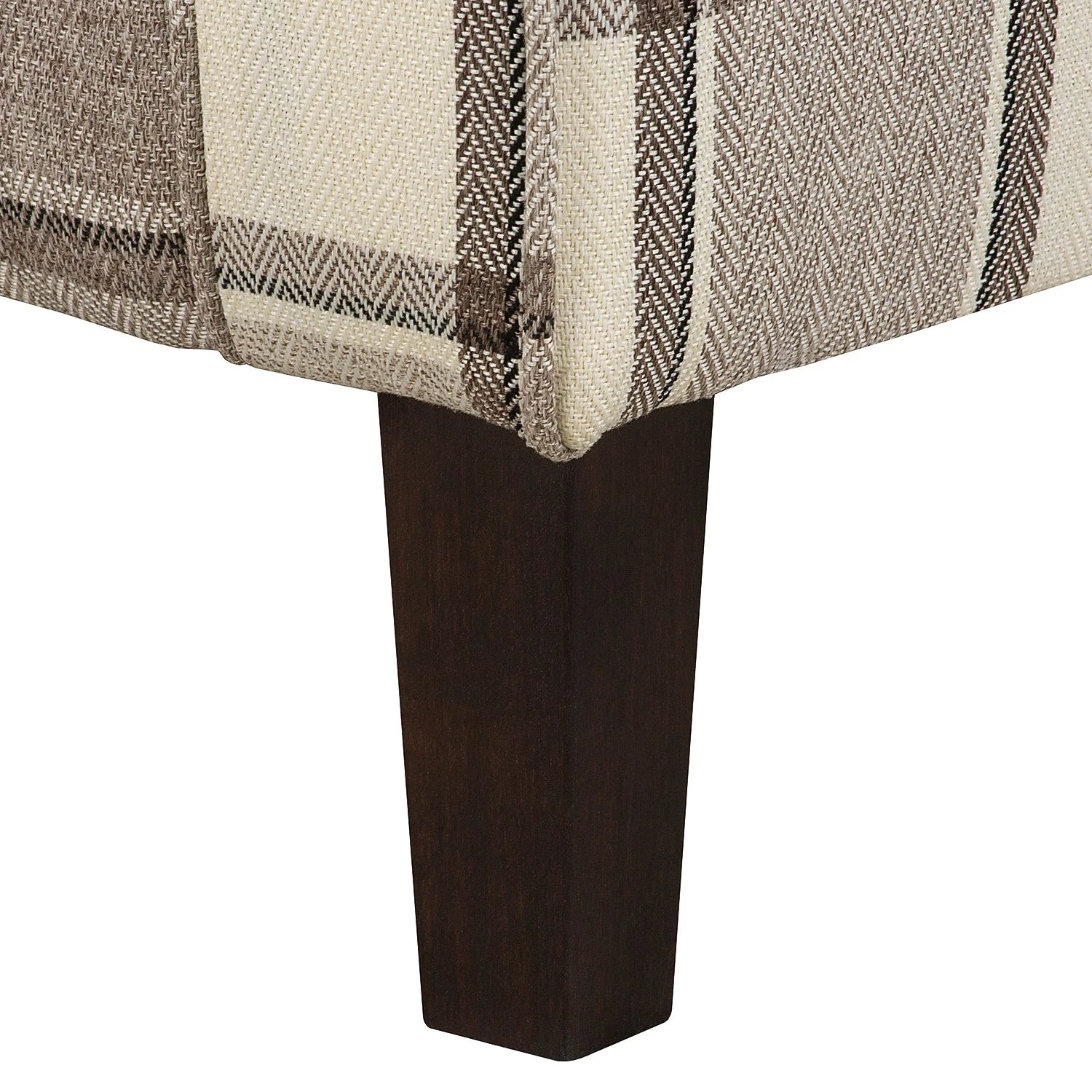 Maison Belfort Fauteuil à oreilles Colmar XL - Marron / Beige 10 Maison Belfort Fauteuil à oreilles Colmar XL - Marron / Beige – Image 8