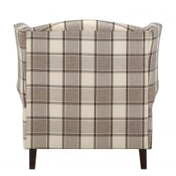 Maison Belfort Fauteuil à oreilles Colmar XL - Marron / Beige 14 Maison Belfort Fauteuil à oreilles Colmar XL - Marron / Beige -Meubles de salon Soldes sessel corteen webstoff braun beige 4283736