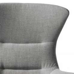 Studio Copenhagen Fauteuil Hepburn I - Tissu Milan : Gris clair - Chêne foncé -Meubles de salon Soldes sessel hepburn flachgewebe eiche stoff milan hellgrau 5017368
