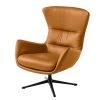Studio Copenhagen Fauteuil Hepburn III - Cuir véritable Neka : Cognac - Noir -Meubles de salon Soldes sessel hepburn ii echtleder echtleder neka cognac 5024956