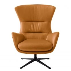 Studio Copenhagen Fauteuil Hepburn III - Cuir véritable Neka : Cognac - Noir -Meubles de salon Soldes sessel hepburn ii echtleder echtleder neka cognac 5024964