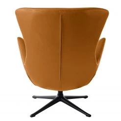 Studio Copenhagen Fauteuil Hepburn III - Cuir véritable Neka : Cognac - Noir -Meubles de salon Soldes sessel hepburn ii echtleder echtleder neka cognac 5024984