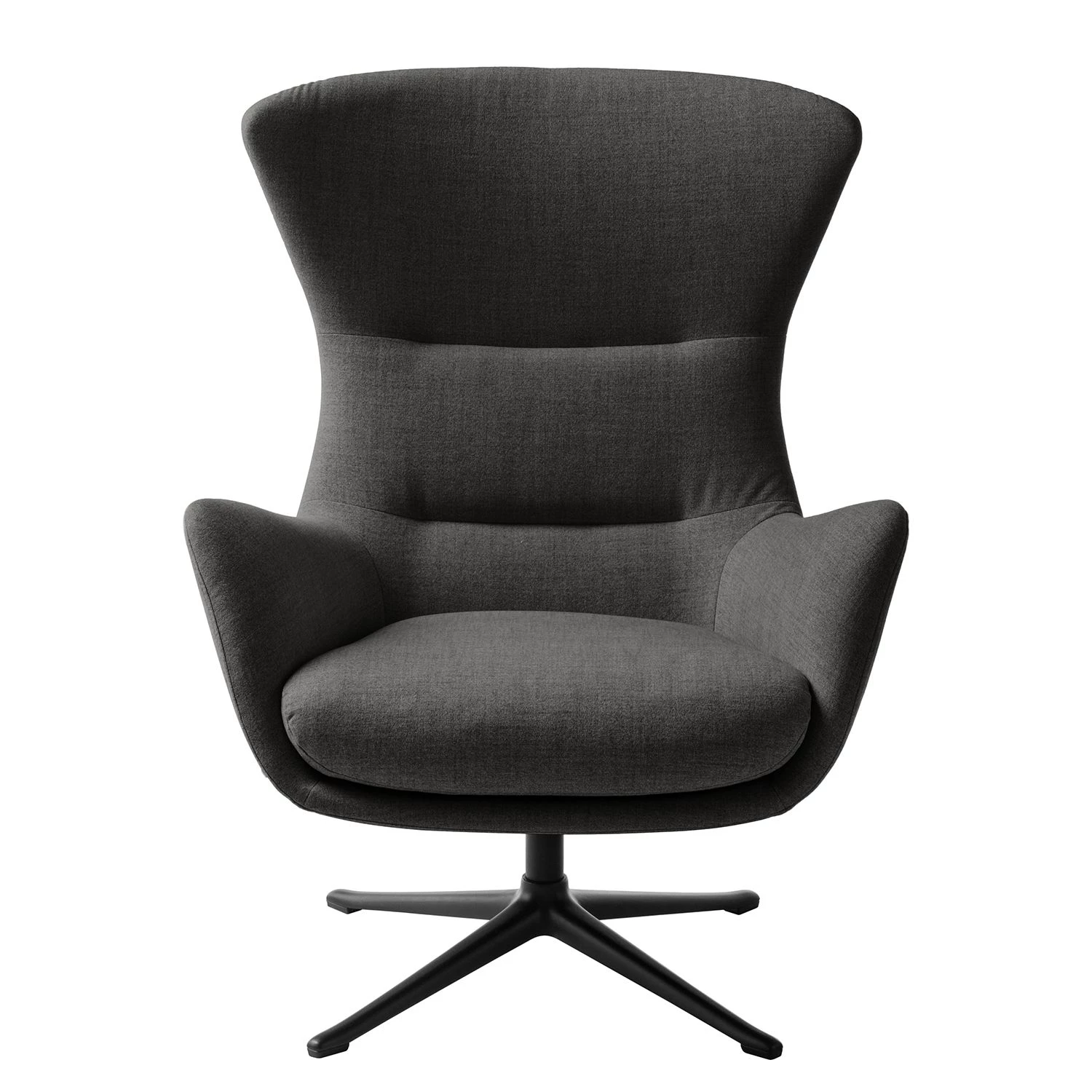Studio Copenhagen Fauteuil Hepburn III - Tissu Milan : Anthracite - Noir 7 Studio Copenhagen Fauteuil Hepburn III - Tissu Milan : Anthracite - Noir – Image 5