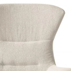 Studio Copenhagen Fauteuil Hepburn III - Beige / Cognac - Chrome brillant -Meubles de salon Soldes sessel hepburn ii webstoff echtleder beige cognac 5022192