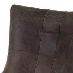 Ars manufacti Fauteuil Itala (avec pouf repose-pieds) - Cuir véritable -Meubles de salon Soldes sessel itala echtleder braun 5110068