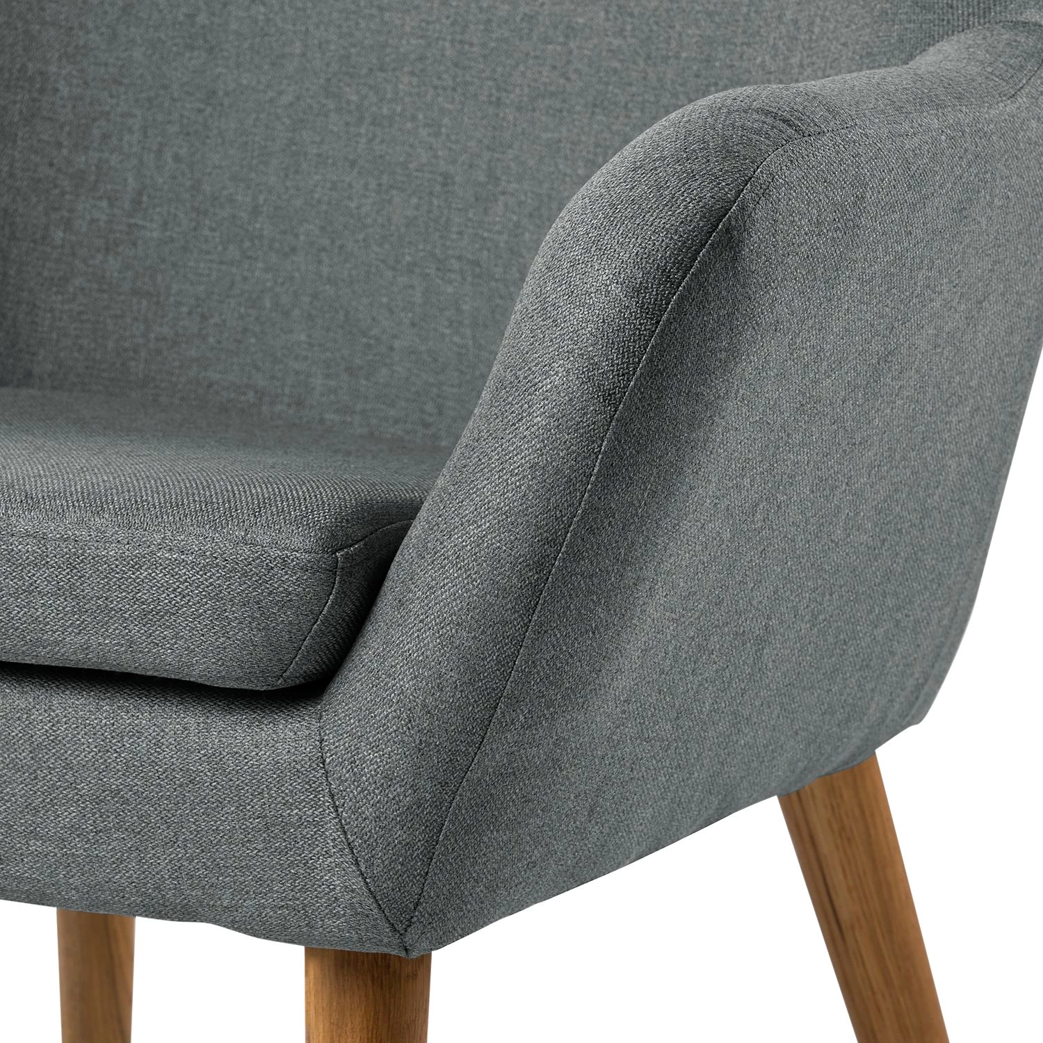 Mørteens Fauteuil Jenks - Gris clair 4 Mørteens Fauteuil Jenks - Gris clair – Image 2