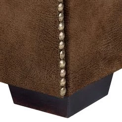 Ars manufacti Fauteuil Mallow - Aspect cuir vieilli marron -Meubles de salon Soldes sessel mallow antiklederoptik braun 436285