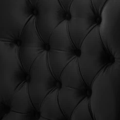 Maison Belfort Fauteuil à oreilles Miscol - Noir - Avec repose-pieds -Meubles de salon Soldes sessel miscol samt mit hocker schwarz 4887756