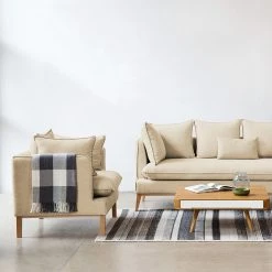 Mørteens Fauteuil Sulviken - Tissu Dona : Beige clair -Meubles de salon Soldes sessel nelson hellbeige 4003580