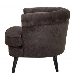 Maison Belfort Fauteuil Paillet - Velours - Havanna -Meubles de salon Soldes sessel paillet samt havanna 5128396