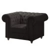 Maison Belfort Fauteuil Chesterfield Pintano - Anthracite -Meubles de salon Soldes sessel pintano webstoff anthrazit 4897680