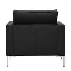 Fredriks Fauteuil Portobello Cuir véritable - Cuir véritable Gad : Noir - Angulaire -Meubles de salon Soldes sessel portobello echtleder eckiger fuss 3799732