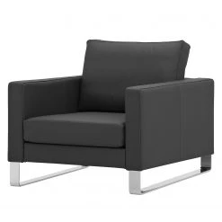 Fredriks Fauteuil Portobello Cuir véritable - Cuir véritable Gad : Anthracite - Luge