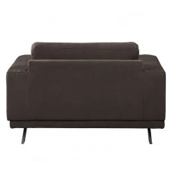 Fredriks Fauteuil Ramilia - Gris marron -Meubles de salon Soldes sessel ramilia antiklederlook braungrau 4882392