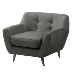 Ars manufacti Fauteuil Rometta - Gris foncé
