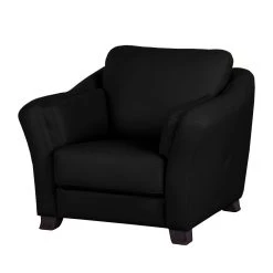 Modoform Fauteuil Toucy - Cuir véritable noir