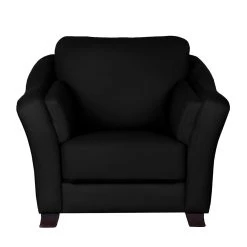 Modoform Fauteuil Toucy - Cuir véritable noir -Meubles de salon Soldes sessel toucy echtleder schwarz 461136