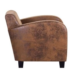 Ars manufacti Fauteuil Tullow - Aspect vieux cuir marron 19 Ars manufacti Fauteuil Tullow - Aspect vieux cuir marron -Meubles de salon Soldes sessel tullow antiklederlook braun 405124