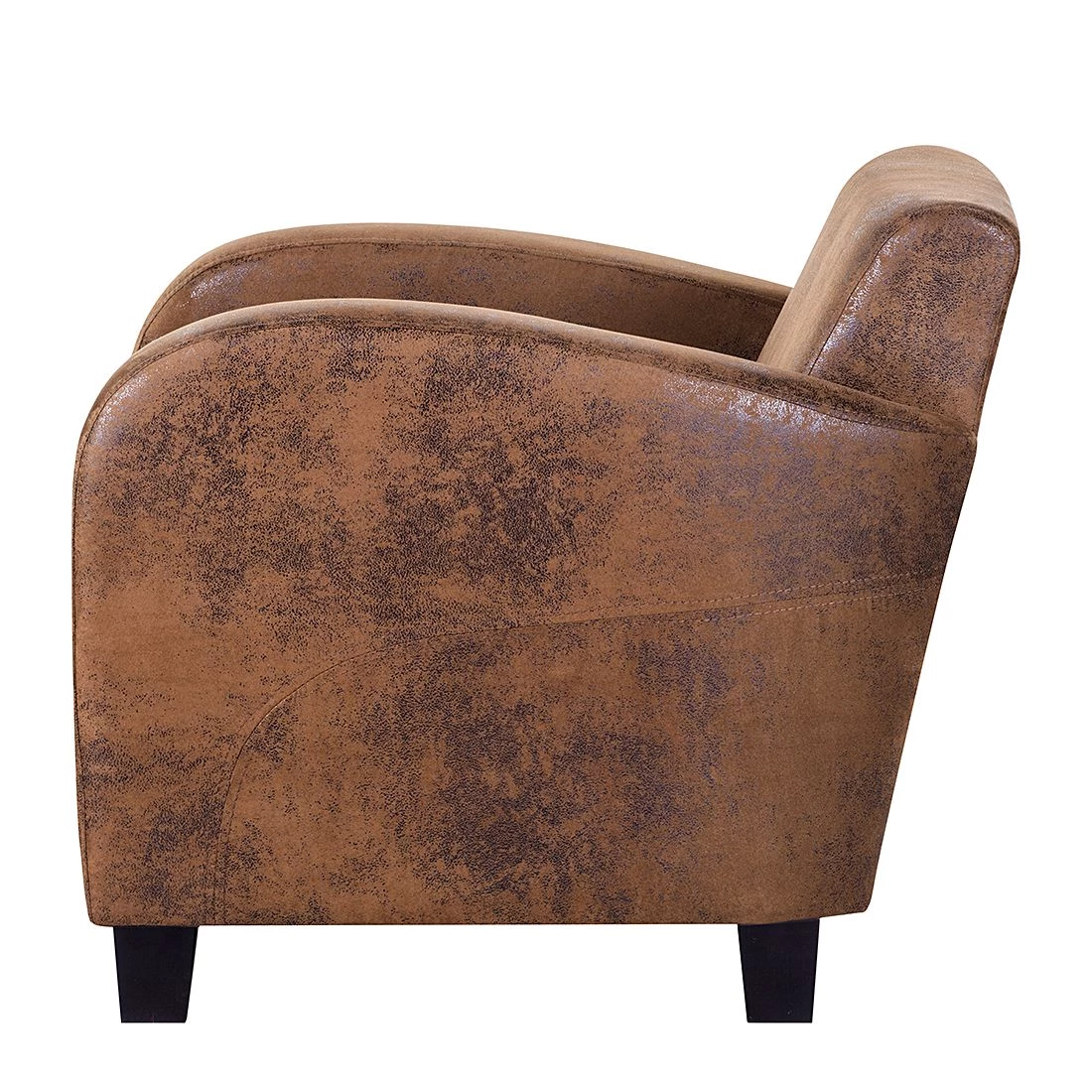 Ars manufacti Fauteuil Tullow - Aspect vieux cuir marron 6 Ars manufacti Fauteuil Tullow - Aspect vieux cuir marron – Image 4