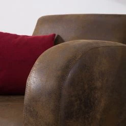 Ars manufacti Fauteuil Tullow - Aspect vieux cuir marron 21 Ars manufacti Fauteuil Tullow - Aspect vieux cuir marron -Meubles de salon Soldes sessel tullow antiklederoptik braun 4972128