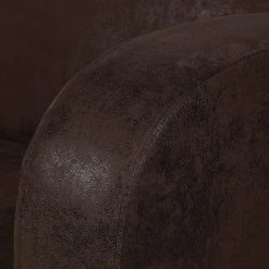 Ars manufacti Fauteuil Tullow - Aspect vieux cuir marron foncé -Meubles de salon Soldes sessel tullow antiklederoptik dunkelbraun 437592