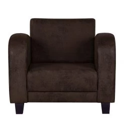 Ars manufacti Fauteuil Tullow - Aspect vieux cuir marron foncé -Meubles de salon Soldes sessel tullow antiklederoptik dunkelbraun 437597