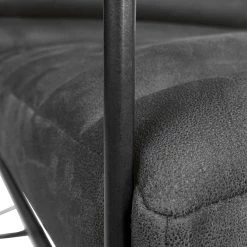 Ars manufacti Fauteuil Voda II - Gris foncé -Meubles de salon Soldes sessel voda ii antiklederlook dunkelgrau 5044712