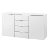 Express Möbel Buffet Carina I - Blanc polaire - Hauteur : 80 cm -Meubles de salon Soldes sideboard carina i polarweiss 4457880