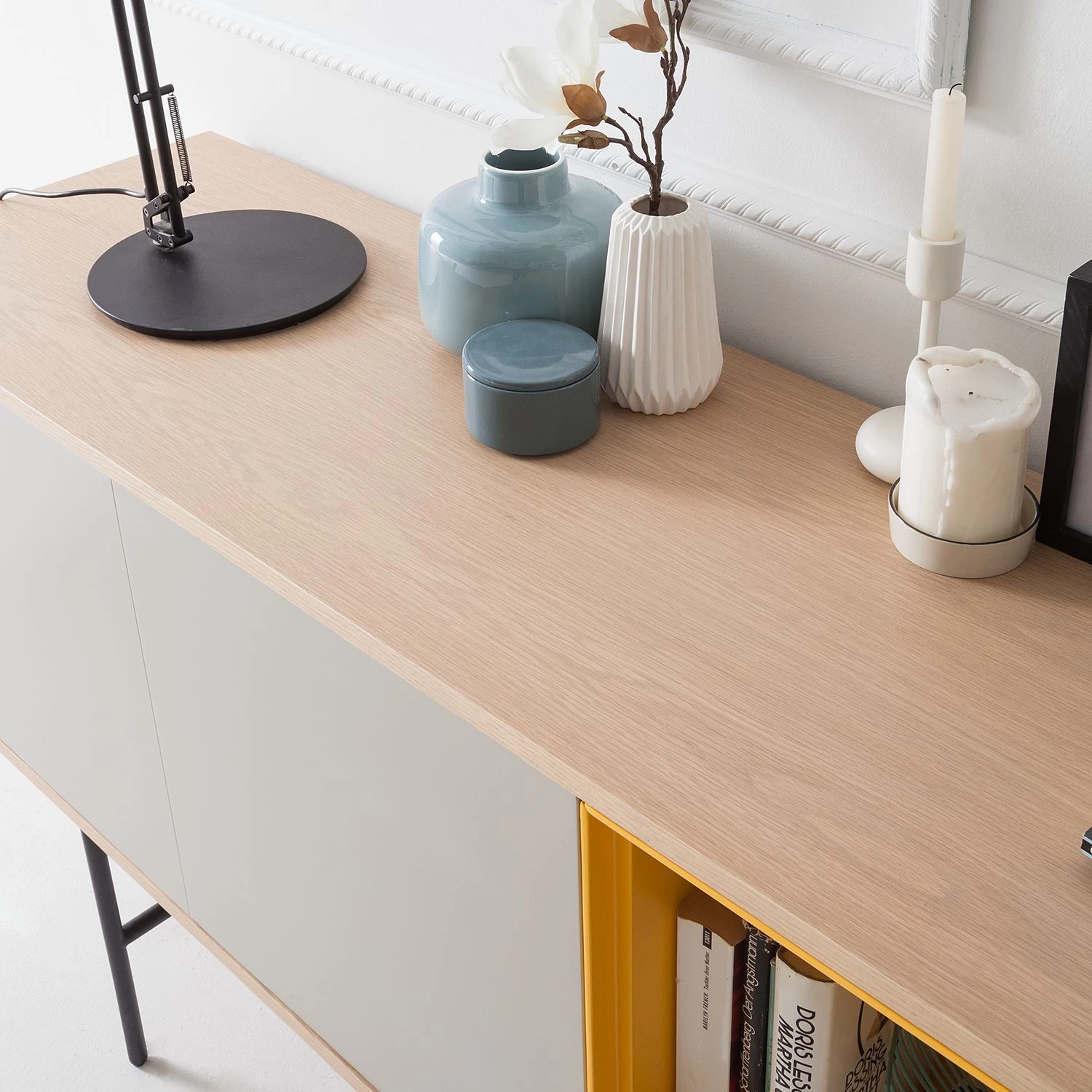 Studio Copenhagen Buffet Caspito - Chêne / Gris clair 9 Studio Copenhagen Buffet Caspito - Chêne / Gris clair – Image 7