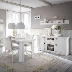 Maison Belfort Buffet Geestland - Imitation pin blanc -Meubles de salon Soldes sideboard geestland pinie weiss dekor 4535724