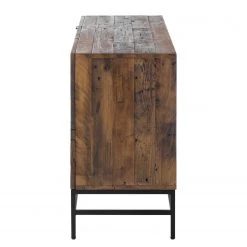 Ars manufacti Buffet Grasby - Pin recyclé / Métal - Pin foncé / Noir -Meubles de salon Soldes sideboard grasby altholz pinie metall pinie dunkel schwarz 4884996
