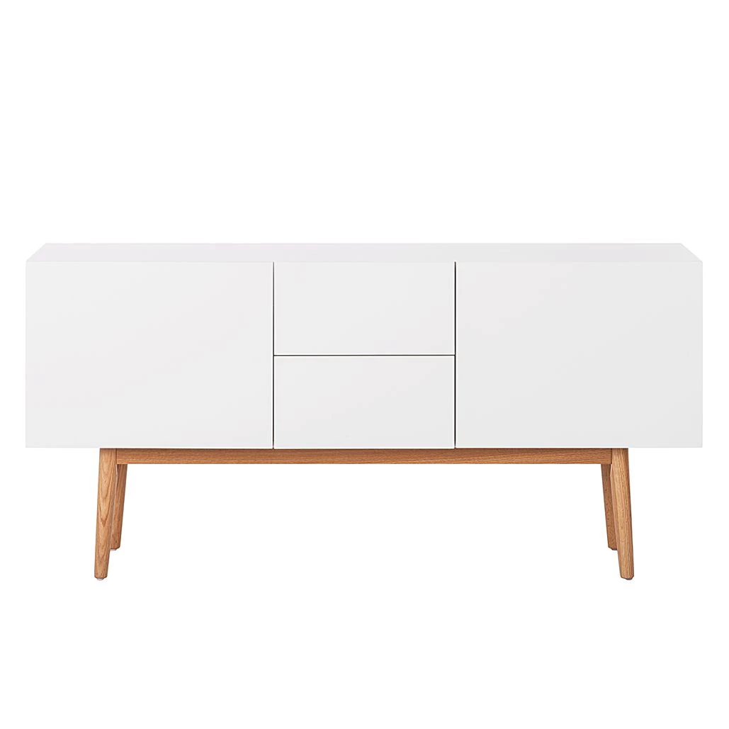 Mørteens Buffet Lindholm III - Partiellement en chêne massif - Blanc 6 Mørteens Buffet Lindholm III - Partiellement en chêne massif - Blanc – Image 4