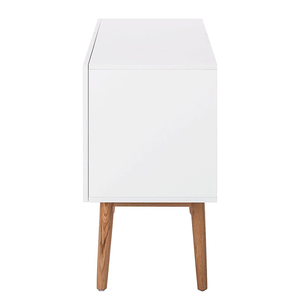 Mørteens Buffet Lindholm III - Partiellement en chêne massif - Blanc 5 Mørteens Buffet Lindholm III - Partiellement en chêne massif - Blanc – Image 3