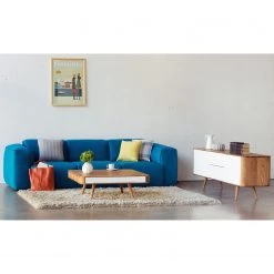 Studio Copenhagen Buffet Loca I - Chêne sauvage massif - Blanc / Chêne sauvage - Largeur : 180 cm 18 Studio Copenhagen Buffet Loca I - Chêne sauvage massif - Blanc / Chêne sauvage - Largeur : 180 cm -Meubles de salon Soldes sideboard loca i wildeiche teilmassiv wildeiche weiss 180 cm 3541089 1