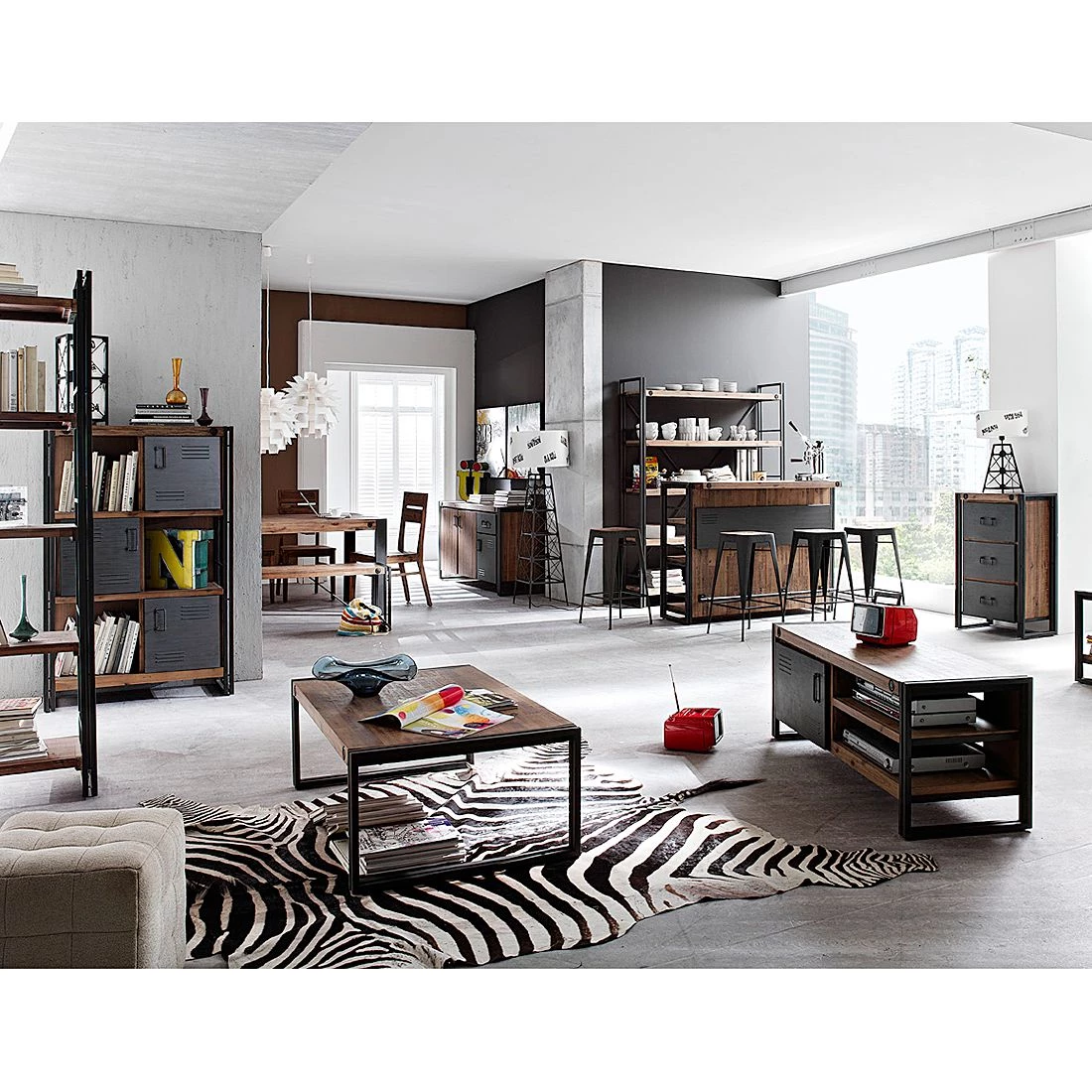 Ars manufacti Buffet Manchester I - Acacia massif / Métal 5 Ars manufacti Buffet Manchester I - Acacia massif / Métal – Image 3