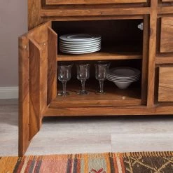 Ars Natura Buffet Ohio I - Sheesham massif ciré 18 Ars Natura Buffet Ohio I - Sheesham massif ciré -Meubles de salon Soldes sideboard ohio i seesham massiv gewachst 3458333