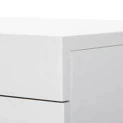 Fredriks Buffet Roomconcept (avec éclairage LED) - Blanc brillant -Meubles de salon Soldes sideboard roomconcept inkl led beleuchtung hochglanz weiss 4799924