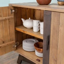 Ars manufacti Buffet Tamati - Pin parasol massif -Meubles de salon Soldes sideboard tamati pinie massiv 3758516