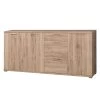 Germania Buffet Texture II - Imitation chêne Sanremo -Meubles de salon Soldes sideboard texture ii sanremo eiche dekor 298629
