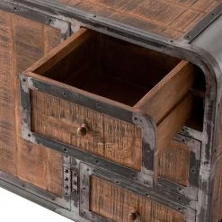 Ars manufacti Buffet Wharton I - Partiellement en acacia massif / Acier -Meubles de salon Soldes sideboard wharton i mango teilmassiv stahl 5212032